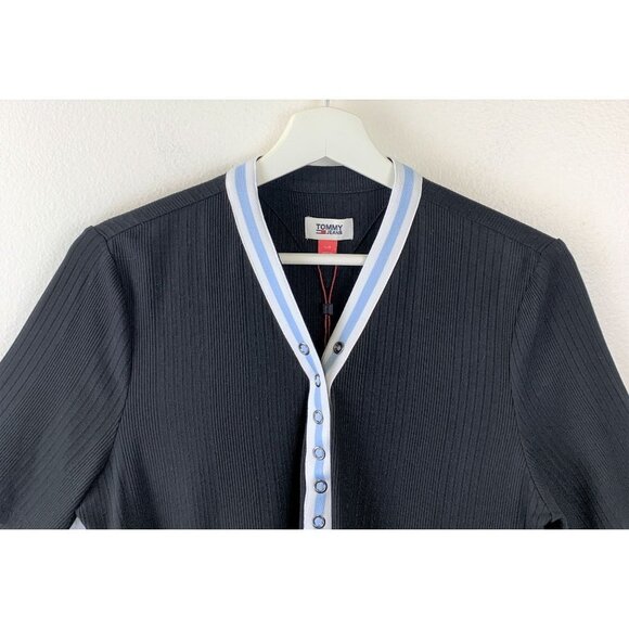 NWT Tommy Jeans Contrast-Trim Top - Picture 4 of 8